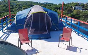 Rooster Run Glamping Camping Has Rooftop And Off The Ground Glamping Experience For 1 To 16 In A Single Tent And Views Of The Rain Forrest And To Culebra Across The Atlantic Ocean W Tents, Linens, Deluxe Air Beds, Warm Shower And More At A Great Pric